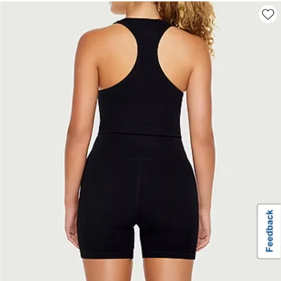 Forever 21 Womens Juniors Square Neck Sleeveless Seamless Active Tank Top - Picture 2 of 7